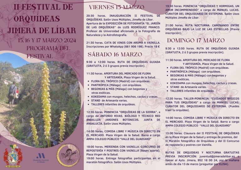 Jimera de Líbar apuesta por las Orquídeas