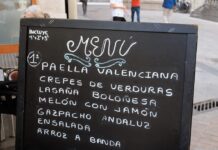 El menú del día alcanza un precio medio de 14,2 euros en España con una subida del 1,5%