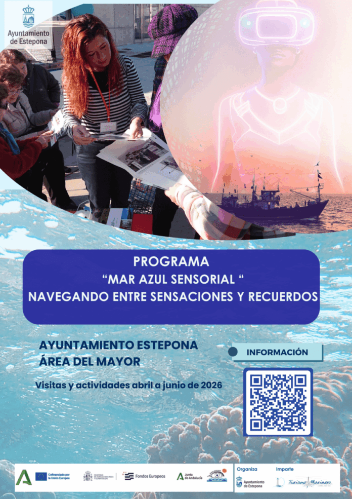Estepona destina 15.000 euros a 'Mar Azul Sensorial', un programa de realidad virtual y visitas al puerto para 150 personas mayores y colectivos vulnerables