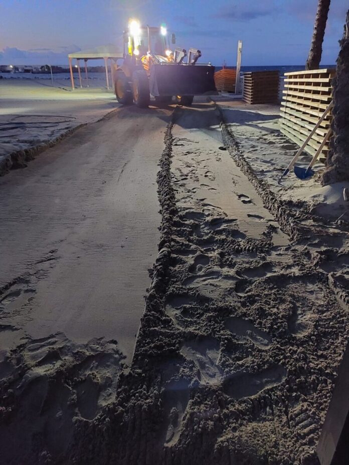 Mantenimiento playas en Marbella