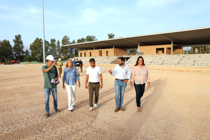 Marbella supera el 50% de las obras del complejo deportivo de Nueva Andalucía