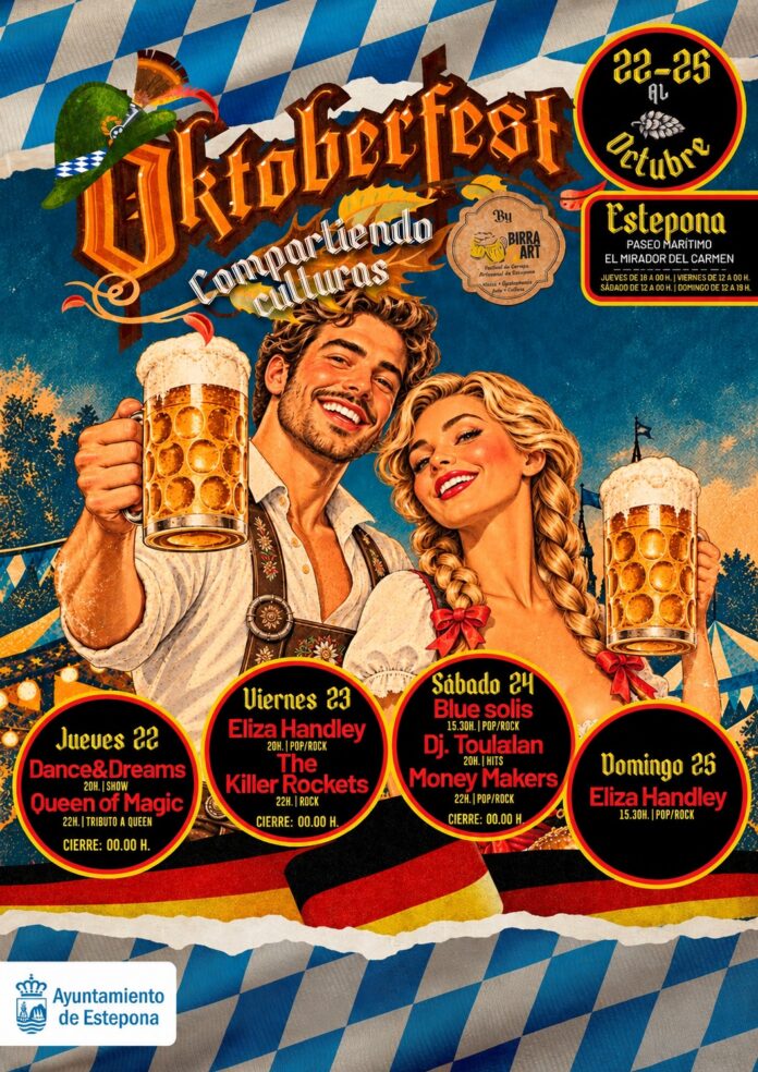Estepona celebra un Oktoberfest del 22 al 25 de octubre en El Mirador del Carmen