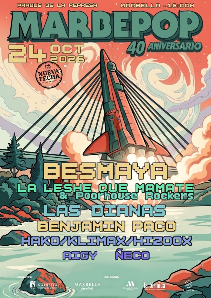Marbella celebra el 24 de octubre el 40 aniversario de Marbepop en el parque de la Represa